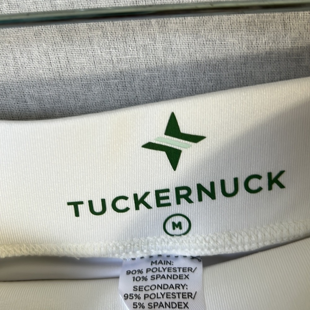 NEW Tuckernuck white & fresh bird 15” perforated sport skirt size S, M - Picture 10 of 10
